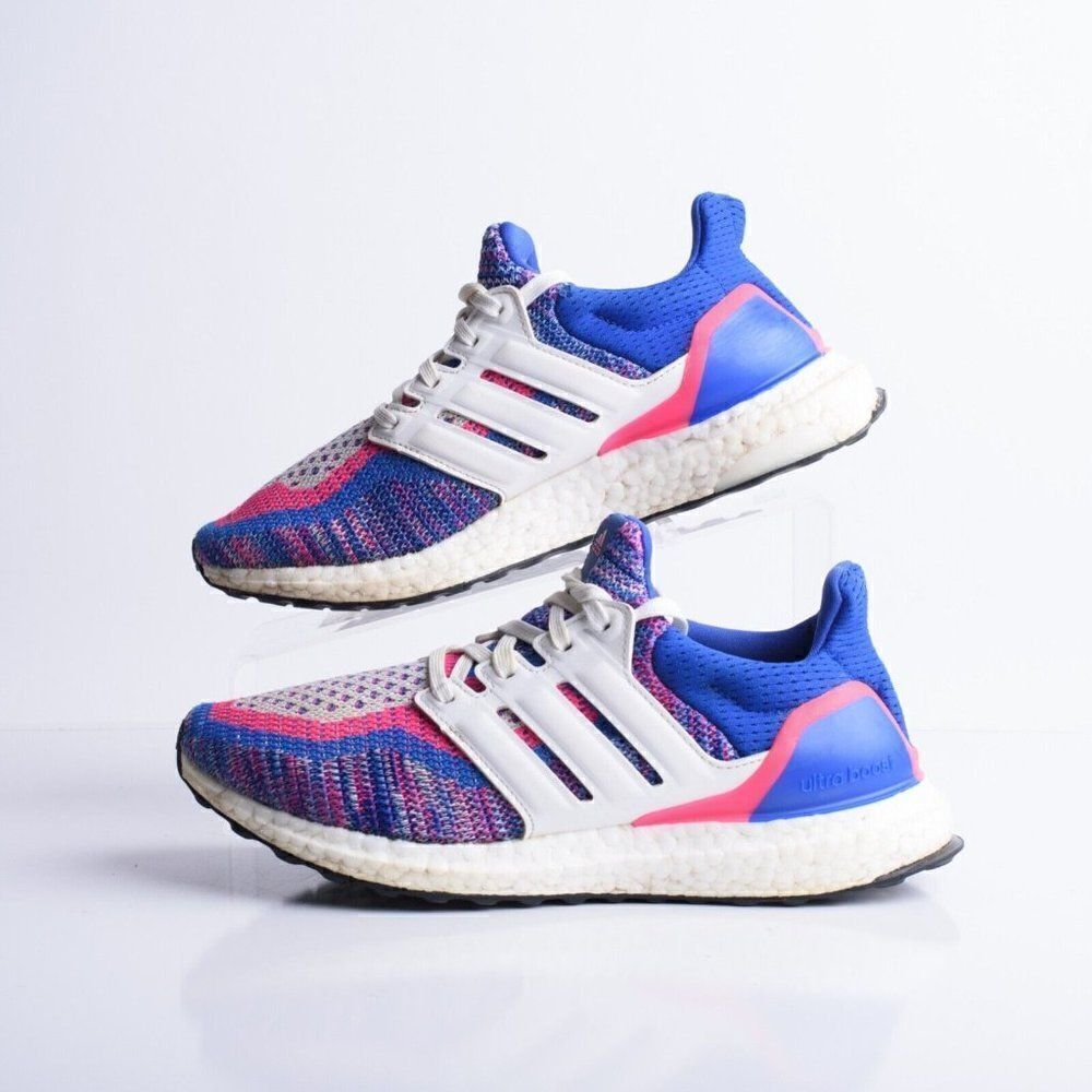 Adidas Ultra Boost 2.0 Womens Sneakers Blue Pink US 6 Athletic shoes EH0346 - Picture 5 of 8